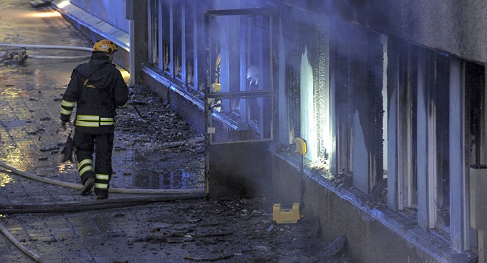 Some 20 people injured in refugee shelter fire in Western Sweden - Police